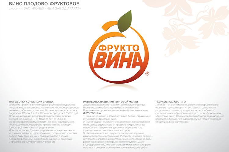 Фрукто ВИНА - вино плодово-фруктовое